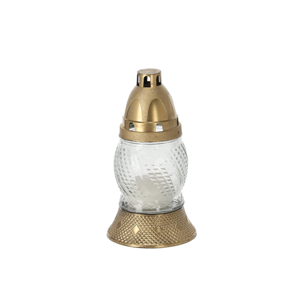 Candle 16.5CM/8H 468BZ3714 GOLD PACK=*8714