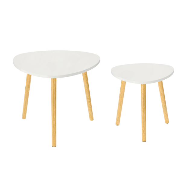 NESTING TABLE SET OF TWO MDF+PINE