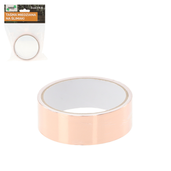 MEDENÁ PÁSKA NA SLIMÁKY 3 CM x 4 M *6551