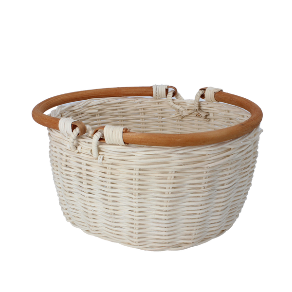 BASKET WITH HANDLE 22 X 17 X 11/22 CM