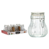 GLASS STORAGE JAR WITH GLASS LID 270ML