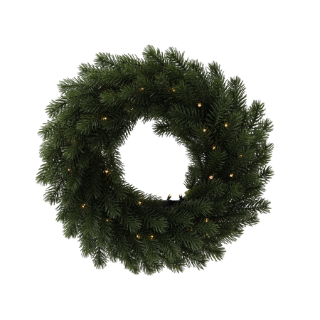 WREATH LED 40 CM GREEN 40 L