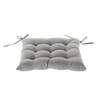 PODUSZKA NA KRZESŁO 40 x 40 x 6 CM JASNOSZARA