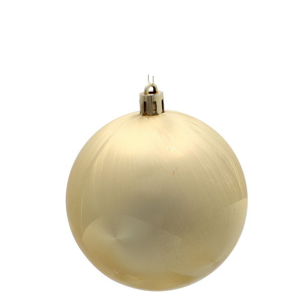 SET OF 4 CHRISTMAS TREE ORNAMENTS - MIX OF DESIGNS 8CM