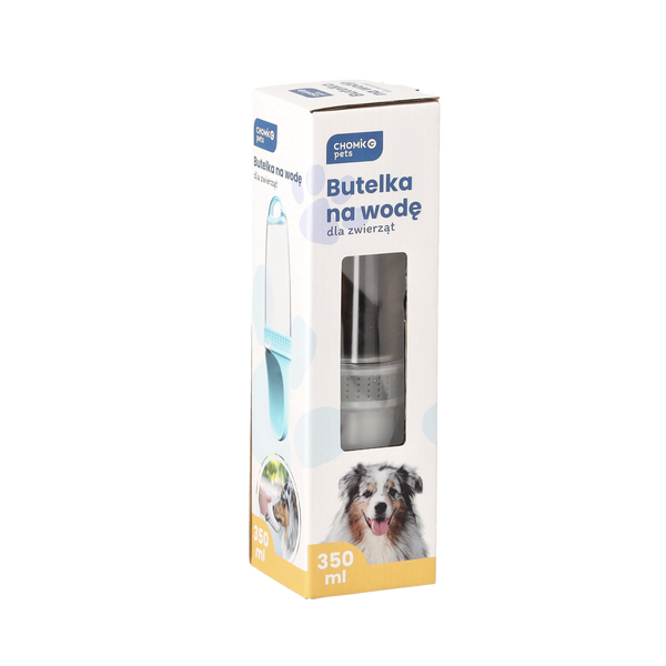 PRZENOŚNE POIDŁO / BUTELKA NA WODĘ DLA PSA 350 ML *7703