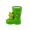 POTTERY POT WITH SNAIL