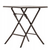 FOLDING CAMPING TABLE 61.5 X 61.5 X 73 CM BROWN
