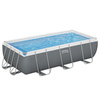 FRAME POOL 4.04m x 2.01m x 1m (POOL, FILTER PUMP, LADDER) 