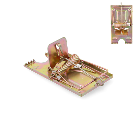 CAPCANĂ PENTRU ȘOARECI METAL 9 x 5 CM ambalaj=36buc *3491