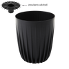 KVĚTNÍK MIRA 250 MM EKO RECYCLED – ČERNÝ *9141*