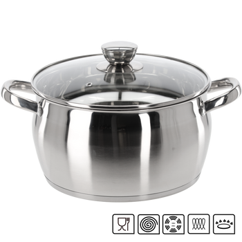 GARNEK NIERDZEWNY Z POKRYWĄ 5 L 24 CM BELLY *3394