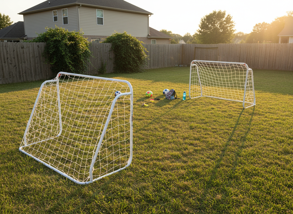 KPL. 2 BRAMEK PIŁKARSKICH Z SIATKĄ 124 x 96 x 61 CM