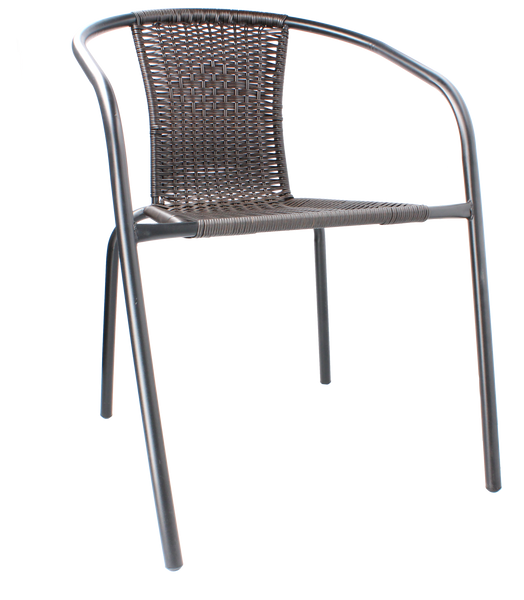 KRZESŁO OGRODOWE CIEMNY BRĄZ 52 x 60 x 72 cm