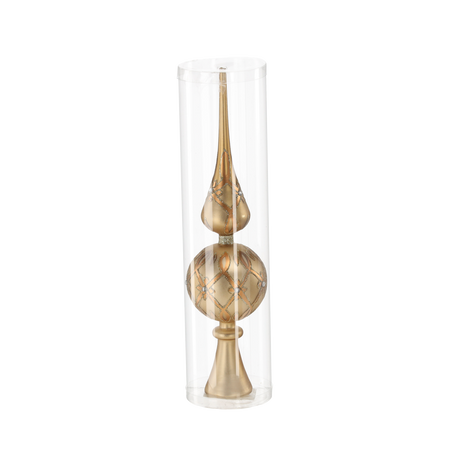 SPIC NA CHOINCĂ - AUR MAT 33 CM *4419