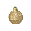KPL. 16 BOMBEK 4 CM ČERVENÉ/ZLATEJ/STRIEBORNÉ MIX VZOROV TUBA *7511