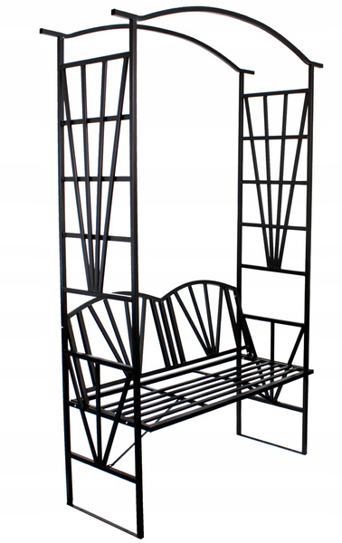 PERGOLĂ DE GRĂDINĂ CU BANCĂ 114 x 45 x 208 CM *6085