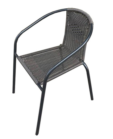 Zahradní židle tmavě hnědá /pro soupravu 2 židle + stůl/ 52 x 60 x 72 cm *2255