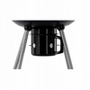 CHARCOAL KETTLE BBQ WITH LID, ASH PAN AND WHEELS 66 x 57 x 85 CM