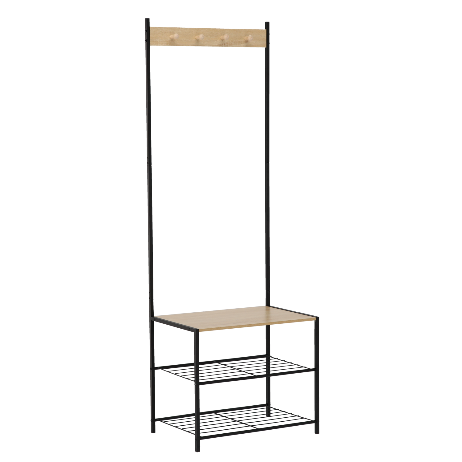 WIESZAK STOJĄCY Z 3 PÓŁKAMI 60 x 40 x 175 CM *1173 pol_pl_WIESZAK-STOJACY-Z-3-POLKAMI-60-x-40-x-175-CM-1173-4026_1
