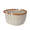 BASKET WITH HANDLE 22 X 17 X 11/22 CM