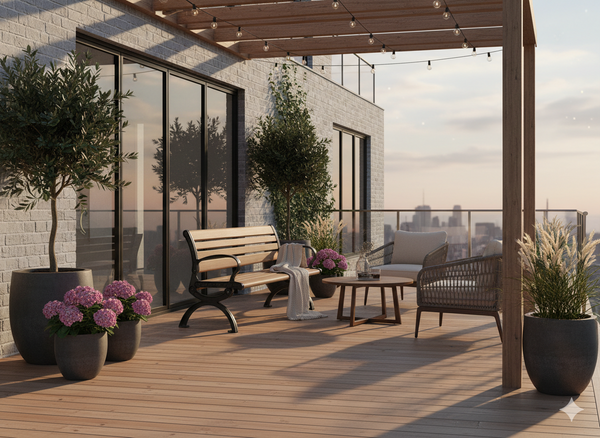 ŁAWKA OGRODOWA ALUMINIOWA "COWPER" 150 x 60 x 78 CM