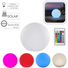 SOLAR LAMP WHITE BALL 40 x 40 x 38 CM MULTICOLOR WITH REMOTE