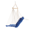 HAMAK - HUŚTAWKA - KRZESŁO BRAZYLIJSKIE WISZĄCE 60x120x130cm GRANATOWE *3388