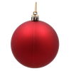 SET OF 36 CHRISTMAS BAUBLES RED, GOLD, SILVER 8 CM IN RED BAG