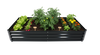 GRZĄDKA WARZYWNO-KWIATOWA 180 X 90 X 30 CM PROSTOKĄTNA ANTRACYT