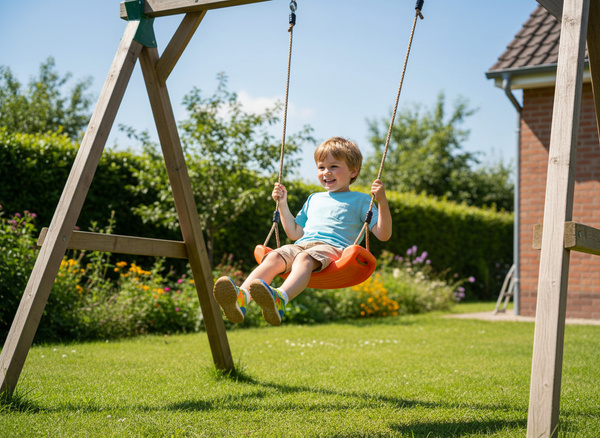 HUŚTAWKA DLA DZIECI PLASTIKOWA 40,5 x 16,5 x 180 CM