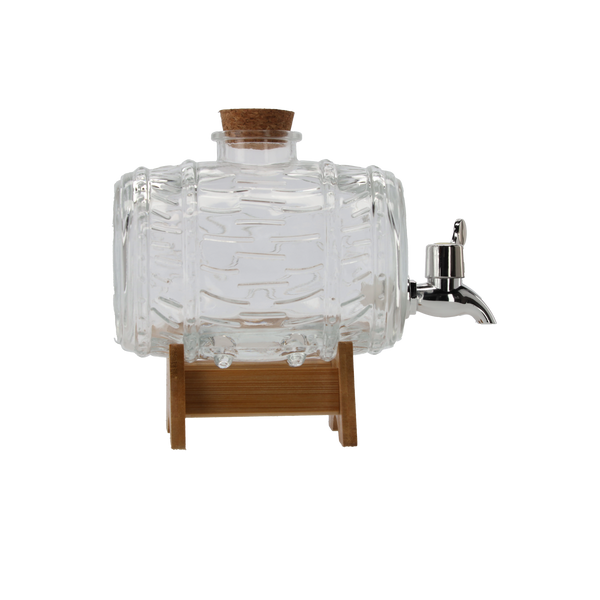 BECZUŁKA 1 L NA DREVENEJ PODSTAVCE S KOHÚTKOM *5704