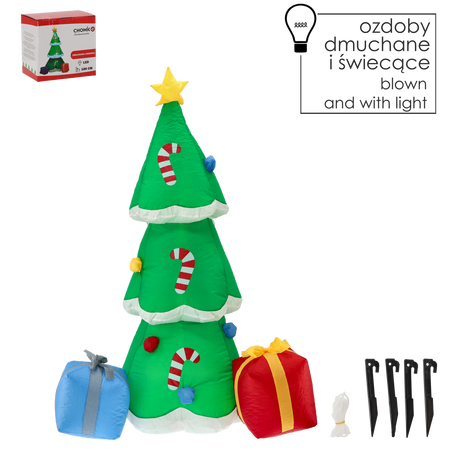 INFLATABLE CHRISTMAS TREE LED