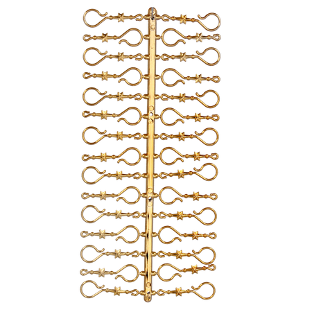 GOLDEN HOOKS FOR CHRISTMAS DECORATIONS A'30