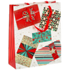 CHRISTMAS GIFT BAG PINK 26 x 32 x 10 CM