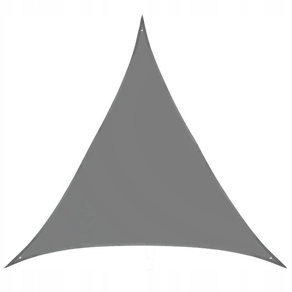 TRIANGULAR SHADE SAIL GREY 3 X 3 X 3M *0440