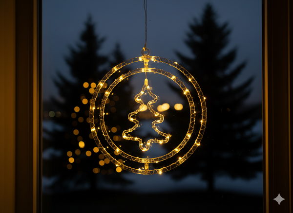 ŚWIĄTECZNA OZDOBA - CHOINKA MICRO LED 48L CIEPŁY BIAŁY NA BATERIE *1742