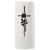 LED FLAME INSERT WITH CROSS 3974