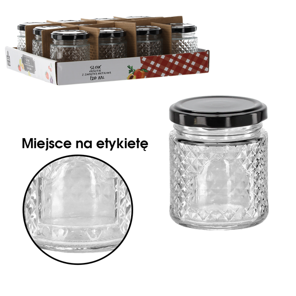 GLASS JAR 120 ML