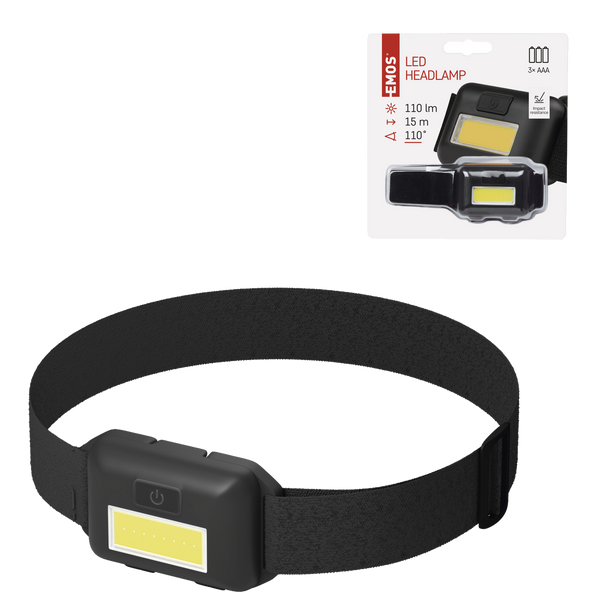 LATARKA CZOŁOWA 1W COB P3537*0252