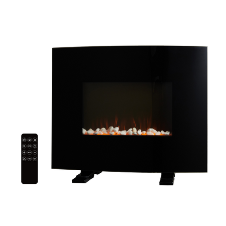 Nástenný/stojanový krb s efektem plameňa - 61 x 13,5 x 48 cm - 1000/2000W *6017