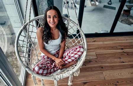 HANGING CHAIR - STORK'S NEST 80x60x120cm *2696