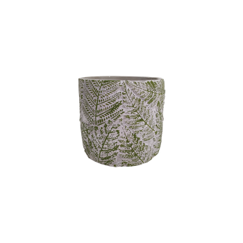 FEREASTRĂ CIMENT PE GHIVECI 14 x 14 x 13 CM FRUNZILE FERIGEI *1398