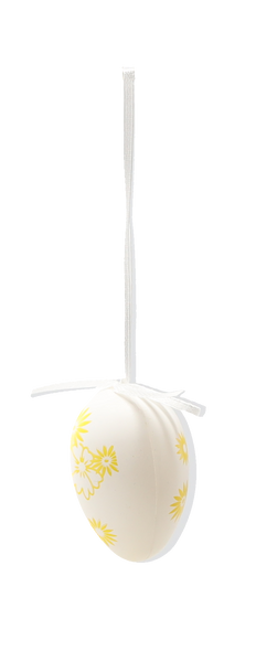 KPL. 6 OUĂ DE PAȘTE 6 CM CU LANT MIX DE CULORI *9397