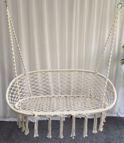 DOUBLE HANGING CHAIR - SWING - BEIGE