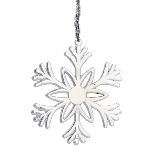 SET OF 3 CHRISTMAS TREE DECORATIONS ELK / SNOWFLAKE / SNOWMAN MIX