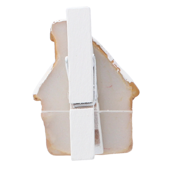 SADA 8 VÁNOČNÍCH OZDOB S KLIPSEM MIX VZORŮ 3 x 4 CM balení=12ks *8617