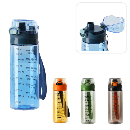 BUTELKA 500 ML NA WODĘ ZE WZORAMI *6393