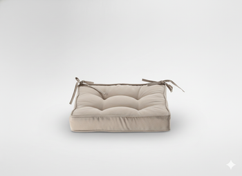 PODUSZKA NA KRZESŁO 40 x 40 x 6 CM NATURALNA