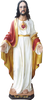 HEART OF JESUS FIGURE 122 CM GLASS EYES