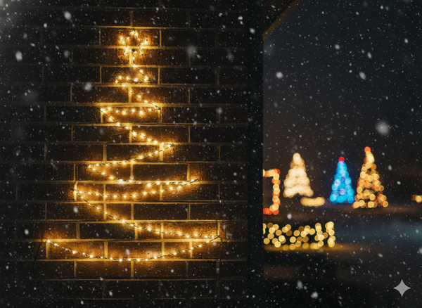 Vianočná dekorácia - LED stromček s hviezdou 105 cm 120 L teplá biela na batérie *0221